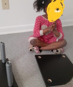 Furinno Turn-N-Tube Rounded Corner TV Entertainment Center, Black/Grey 6-Tiers with Round Corner 36 61B8Da6BwzL