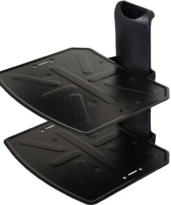 VideoSecu 2 Shelf DVD DVR VCR Wall Mount Bracket Component Shelf for DVD Player DDS Receiver Video Audio Cable Box MDVD04B WP6 23 61B8VFZJ9 L