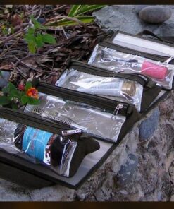 4kits Hanging Roll-Up Makeup Bag/Toiletry Kit/Travel Organizer for Women - 4 Removable Storage Bags - Organize Make Up, Cosmetics, First Aid, Medicine, Personal Care, Bathroom, Palette/Brush Holder 66 61B9CsW5d6L