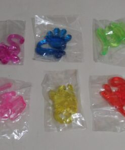 Adorox 72 Pieces Vinyl Glitter Sticky Hands Party Favor Birthday Gifts Toys Goodies (1 1/4" Long) 33 61B9Pq7MBeL