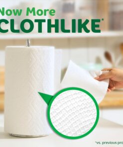 Bounty Quick-Size Paper Towels, White, 16 Family Rolls = 40 Regular Rolls 2 Count (Pack of 8) 35 61BBVjkMSqL