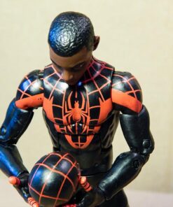 Marvel Spider-Man 6-inch Legends Series Ultimate Spider-Men: Miles Morales 29 61BCx6q4NEL