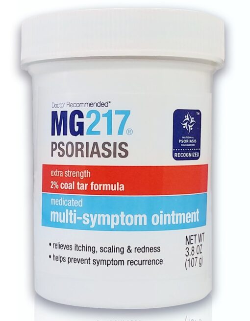 MG217 Psoriasis Treatment, Medicated Conditioning 2% Coal Tar Multi-Symptom Ointment, 3.8 Ounce Discontinued 3.8 Ounce