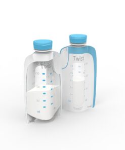 Alternative view of Kiinde Twist Pouch Direct-Pump Direct-Feed Twist Cap Breast Milk Storage Bags for Pumping, Freezing, Heating and Feeding, Pre-Sterilized, 6 Ounce, Pack of 40 6oz 6 Ounce (Pack of 40)
