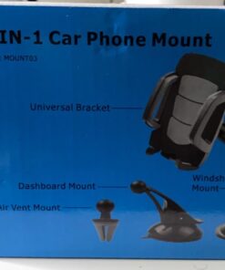 Car Phone Mount, Vansky 3-in-1 Cell Holder Air Vent Dashboard Mount Windshield for iPhone Xs Max R X 8 Plus 7 6S Samsung Galaxy S9 S8 Edge S7 S6 LG Sony and More 45 61BHLqCkrsL