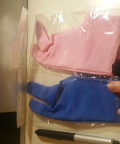SENHAI Digital Artist Gloves for Graphic Tablet Pen Display, 3 Pack Free Size 2 Finger Gloves for Drawing Painting - Sapphire Blue, Pink, Black 3 colors - Sapphire Blue, Pink, Black 33 61BHm0POoLL