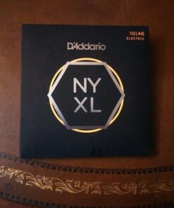 D'Addario NYXL1046 Nickel Wound Electric Guitar Strings, Regular Light, 10-46 1-Pack 25 61BKdiF6NWL