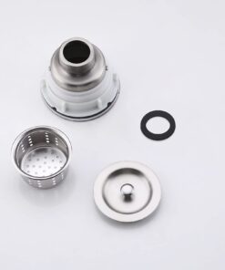 KES Kitchen Sink Drain Strainer 3-1/2-Inch Sink Drain Assembly Stopper with Deep Basket Cover Lid Rustfree SUS 304 Stainless Steel, S3001 34 61BKlBxJglS