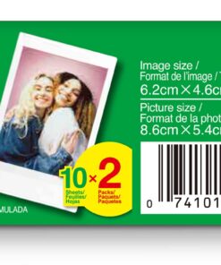 Fujifilm Instax Mini Instant Film Twin Pack (White), 20 photos White 13 61BLGIx8ltL