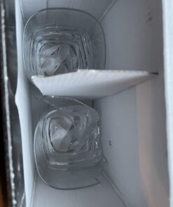 Luigi Bormioli On The Rocks 13.5 oz DOF Double Old Fashioned Glasses (Set of 4), 4 Count (Pack of 1), Clear 21 61BM8YsdvNL