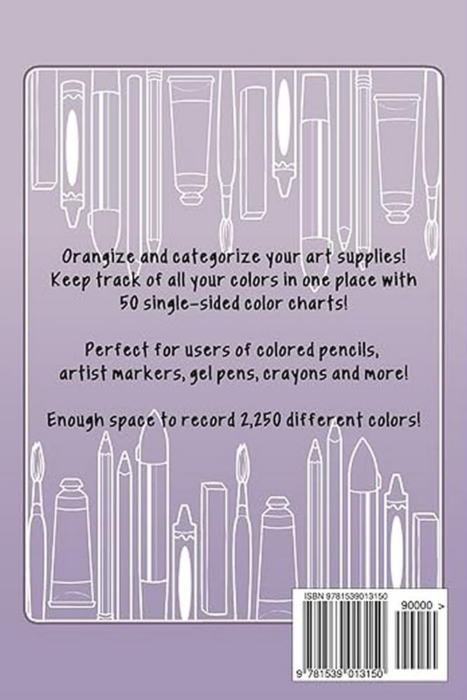 Color Charts: Color Collection Edition: 50 Color Charts to record your color collection all in one place 3 Color Charts: Color Collection Edition: 50 Color Charts to record your color collection all in one place - Image 3