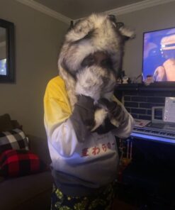 Husky Animal Hood Paws Ears Mittens Gloves 31 61BOuAX7O3L