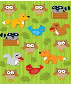 Carson Dellosa Woodland Animals Shape Stickers (168026)