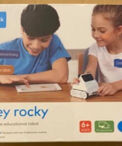 Makeblock Codey Rocky Robot Toy, Programmable and Interactive Emo Robot for Kids 6+, STEM Learning Educational Toys Support Scratch Python Programming, Rechargeable Smart Coding Robot Gift for Kids Modern 36 61BPx7psEdL