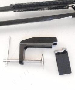 Globe Electric 56963 32" Multi-Joint Desk Lamp with Metal Clamp, Black, LED Bulb Included, On/Off Rotary Switch on Shade, Partially Adjustable Swing Arm, Home Essentials, Reading Light, Office Décor 31.5 inches 38 61BSALtKMXL