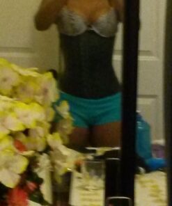 Ann Chery Corset Waist Trainer for Women’s Weight Loss - Colombian Waist Cincher - 2 Hook Latex Body Shaper Medium Black 38 61BTYNVwomL