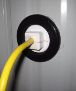 LIFEGARD Aquatics Standard Threaded Bulkhead Kit for Fish Aquariums – High-Impact Resistant PVC – Includes Bulkhead Fitting, Gasket, Lock Nut – Jet Black – 2 Inch 11 61BTezDe55L