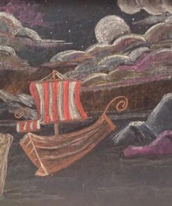 The Board Dudes 17" x 23" Chalk Board with Oak Wood Style Frame 61 61BUDseBZFL