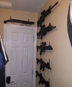 Alternative view of Johnson Brother Gun Rack Shotgun Hooks Rifle Hangers Archery Bow Felt Lined Wall Mount Storage (Handmade in The U.S.A.) 2 Packs