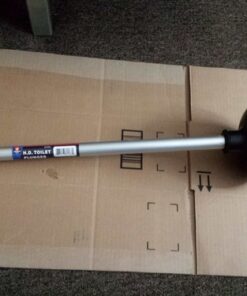 NEIKO 60166A Toilet Plunger with Patented All-Angle Design, Heavy-Duty Toilet Bowl Plunger with Aluminum Handle, Bathroom Necessity , Black, 1-Pack 1 Piece 37 61BV0NhX42L