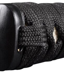 Handmade Sword - Aluminium Alloy Unsharpened Iaido Training Katana/Wakizashi Sword, Handmade, Full Tang, Black Scabbard (Musashi Wakizashi) 13 61BVc5NhPiL