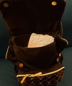 Bamomby Diaper Bag, Diaper Bag Backpack for Baby Boys Girls, Multifunction Large Rucksack Diaper Bags with Changing Pads, Waterproof Travel Back Pack Knapsack for Dad & Mom -Stylish Black 84 61BWGMS5u3L 1