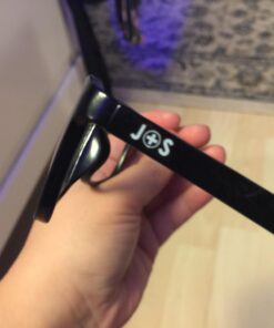 J+S Vision Blue Light Blocking Glasses | Computer Gaming/Working Glasses for Women Men | Anti Eyestrain Fatigue UV Glare Haka - Classic Rectangular Frame Haka - Black Frame - Low Color Distortion Lens 34 61BWV5396UL