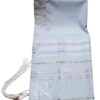 Acrylic Tallit (imitation Wool) Prayer Shawl in White and Gold Size 24" L X 72" W 6 61BXLUUmnzL