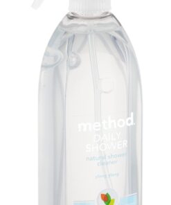 Method Daily Shower Cleaner Spray; Plant-Based & Biodegradable Formula; Spray and Walk Away - No Scrubbing Necessary; Ylang Ylang Scent; 28 Fl oz (Pack of 8); Packaging May Vary 28 Fl Oz (Pack of 8) 6 61BXhrU1VhL
