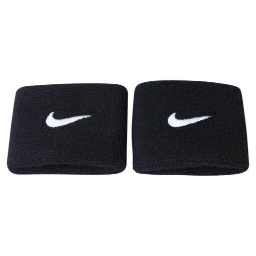 Nike Swoosh Wristbands One Size Black/White