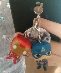 Funko POP Marvel: Civil War Hawkeye Spiderman, Iron Man & Captain America Keychain 38 61BaDQexXEL