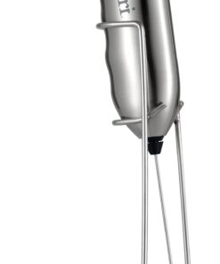 Ozeri Deluxe Milk Frother and Whisk in Stainless Steel with Stand and 4-Frothing Attachments 34 61BaFmc2f2L