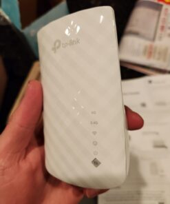 TP-Link WiFi Extender with Ethernet Port, Dual Band 5GHz/2.4GHz , Up to 44% more bandwidth than single band, Covers Up to 1200 Sq.ft and 30 Devices, signal booster amplifier supports OneMesh(RE220) 36 61BbjACRglL