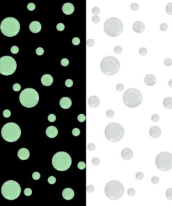 Realistic 3D Domed Glow in The Dark Stars,606 Dots for Starry Sky, Perfect for Kids Bedding Room Gift(606 Stars) (1*Green) 1*Green 36 61BdmzXMDFL