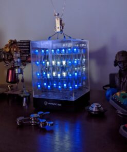 HypnoCube 4 Cube, Animated Light Sculpture 18 61Be1136RSL