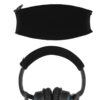 Geekria Flex Fabric Headband Cover Compatible with Bose QuietComfort 2, QuietComfort 15, QC2, QC15 Headphones, Head Cushion Pad Protector, Replacement Repair Part, Easy DIY Installation (Black) Black 2 61Bel2jXCbL