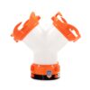Camco RhinoFLEX Camper/RV Wye Sewer Hose Fitting | Features 360-Degree Swivel Ends & Built-In Gaskets for Odor Tight Connection | Allows for 2 Sewer Hoses to Connect to the Same Dump Station (39812) , Orange Wye Fitting 35 61BfAgcpPxL
