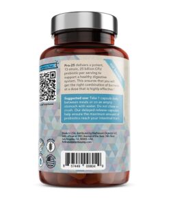 Vitamin Bounty Pro-Daily Probiotic - 13 Probiotic Strains, Gut Health, Digestive Health, Including Lactobacillus Acidophilus, Probiotic for Women and Men (Pro-25 Probiotics) Pro-25 Probiotics 23 61BgK2ZU6SL