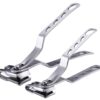 Keiby Citom Nail Clippers with 360-Degree Rotating Head - Stainless Steel Fingernails and Toenails Cutter Lagre and Small Sizes (Silver) 15 61BgXDWpXL