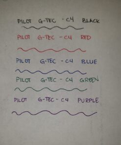 PILOT G-Tec-C Gel Ink Rolling Ball Pens, Ultra Fine Point (0.4mm), Black/Blue/Red/Green/Purple Inks, 5-Pack Pouch (35480) 5 Count (Pack of 1) Black/Blue/Red/Green/Purple Ink 18 61Biy6VVgdL