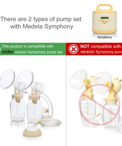 Maymom Replacement Membranes for Medela Medela Pump in Style Breastpump, Lactina, Swing and Symphony Pumps, 8-Pack 8 Count (Pack of 1) White 9 61BjKpJvpyL