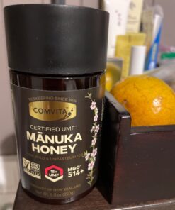 Comvita Manuka Honey (UMF 15+, MGO 514+) New Zealand’s #1 Manuka Brand | Superfood for Gut & Immune Support | Raw, Wild, Non-GMO | 8.8 oz 8.8 Ounce (Pack of 1) 30 61BjWXKaNPL