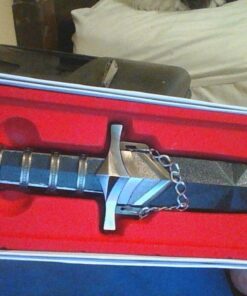 Velocity Airsoft KM6002 440 Stainless Steel 11" Double Edged Dark Assassin Dagger with Sheath 37 61Bjdtp9MiL