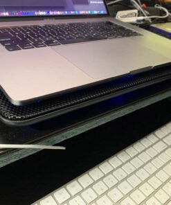 TECKNET Laptop Cooling Pad, Portable Slim Quiet USB Powered Laptop Notebook Cooler Cooling Pad Stand Chill Mat with 3 Blue LED Fans, Fits 12-17 Inches (Black) Black 38 61BkSWL6bgL