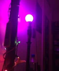 Kobra LED Color Changing Light Bulb with Remote Control - 16 Different Color Choices Smooth, Fade, Flash or Strobe Mode - Smart Remote Lightbulb - RGB & Multi Colored 2 Count (Pack of 1) 50 61BlPD 6LIL 2