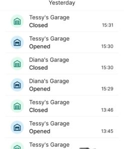 CHAMBERLAIN Smart Garage Control - Wireless Garage Hub and Sensor with Wifi & Bluetooth - Smartphone Controlled, myQ-G0401-ES, White myQ Smart Garage™ Control 51 61BmD5gX6XL 1