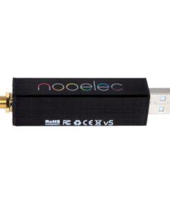 Nooelec RTL-SDR v5 Bundle - NESDR Smart HF/VHF/UHF (100kHz-1.75GHz) Software Defined Radio. Premium RTLSDR w/ 0.5PPM TCXO, SMA Input, Aluminum Enclosure & 3 Antennas. RTL2832U & R820T2-Based Radio 29 61BmrGfA1L