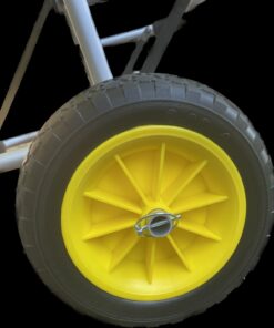 Bonnlo Kayak Cart Canoe Dolly Fishing Kayak Accessories Carrier Foldable Paddle Board Trolley Boat Trailer Transport with NO-Flat Airless Tires Wheels and 2 Ratchet Straps Kickstands- "U"shape 40 61Bn5B ivML