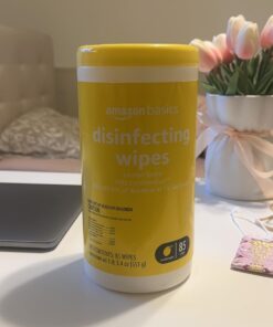 Amazon Basics Disinfecting Wipes, Lemon & Fresh Scent, Sanitizes, Cleans, Disinfects & Deodorizes, 255 Count (3 Packs of 85) (Previously Solimo) (Packaging May Vary) 85 Count (Pack of 3) 3 Pack--2 Lemon, 1 Fresh 32 61Bpa2rHnmL