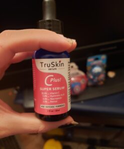 TruSkin Vitamin C-Plus Super Serum, Anti Aging Anti-Wrinkle Facial Serum with Niacinamide, Retinol, Hyaluronic Acid, and Salicylic Acid, 1 oz 1 Fl Oz (Pack of 1) 31 61Bpkp7bHNL